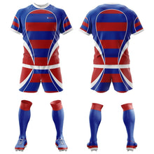 Load image into Gallery viewer, 10 Custom American Football Uniforms Digital Sublimation Sets Jersey and Pant