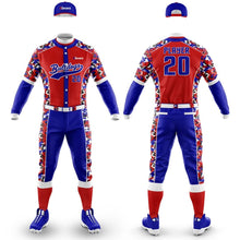 Load image into Gallery viewer, 10 Custom American Football Uniforms Digital Sublimation Sets Jersey and Pant
