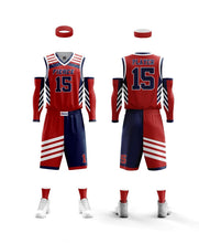 Load image into Gallery viewer, 10 Adult Basketball Uniforms Set Reversible Home & away of Jerseys & Shorts