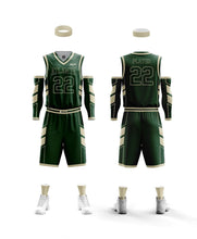 Load image into Gallery viewer, 10 Adult Basketball Uniforms Set Reversible Home & away of Jerseys & Shorts