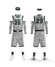 Load image into Gallery viewer, 10 Adult Basketball Uniforms Set Reversible Home & away of Jerseys & Shorts