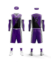 Load image into Gallery viewer, 10 Adult Basketball Uniforms Set Reversible Home & away of Jerseys & Shorts