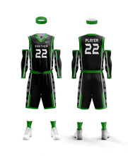 Load image into Gallery viewer, 10 Adult Basketball Uniforms Set Reversible Home & away of Jerseys & Shorts
