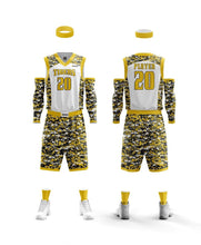 Load image into Gallery viewer, 10 Adult Basketball Uniforms Set Reversible Home & away of Jerseys & Shorts