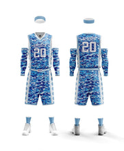 Load image into Gallery viewer, 10 Adult Basketball Uniforms Set Reversible Home & away of Jerseys & Shorts