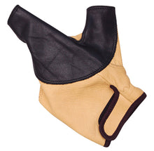Load image into Gallery viewer, Bow Archery Shooting Leather Gloves Top quality 100% Genuine leather Left hand Wear Gloves