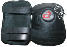 Load image into Gallery viewer, 3 or 2 Strap Polo & Ridding Knee Guards-Leather and Padded 100% Real Leather Guards