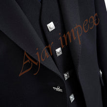 Load image into Gallery viewer, Argyle kilt Jacket & Waistcoat/Vest Scottish Argyle Jacket Green Blazer Wool