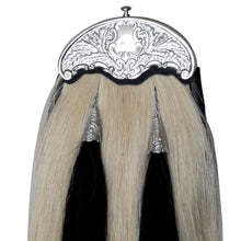 Load image into Gallery viewer, Original Long Horse Hair Sporran with Two Black Tassels