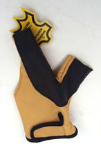 Load image into Gallery viewer, Bow Archery Shooting Leather Gloves Top quality 100% Genuine leather Left hand Wear Gloves