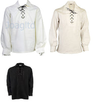 Load image into Gallery viewer, Men's & Kids Scottish Jacobite Ghillie Kilt Shirts XS To 8XL