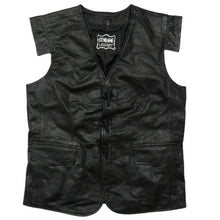 Load image into Gallery viewer, JACOBITE GENUINE COWHIDE 100% QUALITY LEATHER WAISTCOAT SWORDSMAN JACKET