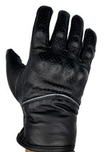 Load image into Gallery viewer, Men's Real Genuine Leather Cruiser Motorcycle Racing Knuckle Protection Gloves