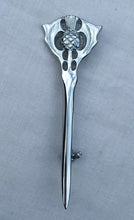 Load image into Gallery viewer, Scottish Kit Pins Various Design Chrome Finish 4" Highland Celtic Pin