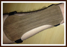 Load image into Gallery viewer, Archery Suede Arm Guard Unisex Size 19cm Long x 8cm 2 Straps- Hunting Arm Guard