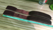 Load image into Gallery viewer, 3 or 2 Strap Polo & Ridding Knee Guards-Leather and Padded 100% Real Leather Guards
