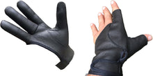 Load image into Gallery viewer, TRADITIONAL ARCHERY SHOOTING LEATHER GLOVE TOP QUALITY GLOVE 100% REAL LEATHER