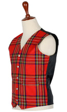 Load image into Gallery viewer, Argyle Waist Coat Vest Scottish Kilt Vest Royal Stewart 5 Buttons Vest