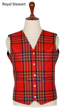 Load image into Gallery viewer, Argyle Waist Coat Vest Scottish Kilt Vest Royal Stewart 5 Buttons Vest