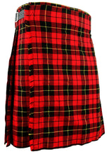 Load image into Gallery viewer, Men's 8 Yard Scottish Tartan Highland Wedding Kilt Wallace