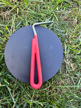 Load image into Gallery viewer, Horse hoof pick picker shoe scrape equestrian scraper stainless red 7.5" Long