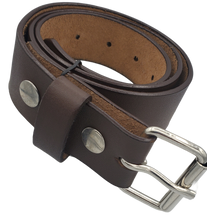 Load image into Gallery viewer, Genuine Leather Belt 1"- 2.5cm Wide One Piece 100% Real Leather Belt Unisex