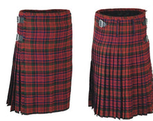 Load image into Gallery viewer, Men's 8 Yard Scottish Tartan Highland Wedding Kilt MacDonald's