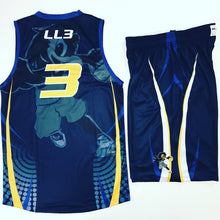 Load image into Gallery viewer, 10 Adult Basketball Uniforms Set Reversible Home & away of Jerseys & Shorts