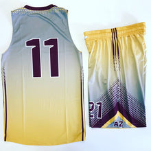 Load image into Gallery viewer, 10 Adult Basketball Uniforms Set Reversible Home & away of Jerseys & Shorts