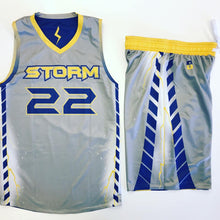 Load image into Gallery viewer, 10 Adult Basketball Uniforms Set Reversible Home & away of Jerseys & Shorts