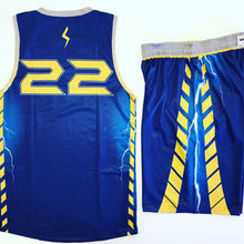 Load image into Gallery viewer, 10 Adult Basketball Uniforms Set Reversible Home & away of Jerseys & Shorts