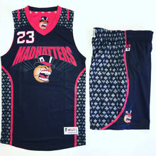 Load image into Gallery viewer, 10 Adult Basketball Uniforms Set Reversible Home & away of Jerseys & Shorts