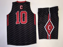 Load image into Gallery viewer, 10 Adult Basketball Uniforms Set Reversible Home & away of Jerseys & Shorts