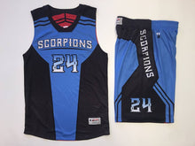 Load image into Gallery viewer, 10 Adult Basketball Uniforms Set Reversible Home & away of Jerseys & Shorts