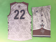 Load image into Gallery viewer, 10 Adult Basketball Uniforms Set Reversible Home & away of Jerseys & Shorts
