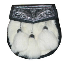 Load image into Gallery viewer, Scottish Kilt Leather Sporran Multi Design with Free Leather Belt Chain