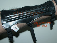 Load image into Gallery viewer, 3 Straps Archery Arm Guard Unisex Size 22cm Long x 8cm - Hunting Arm Guard PU