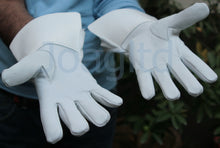 Load image into Gallery viewer, PIPER DRUMMER LEATHER GAUNTLETS / GLOVES, Band Real leather Gloves