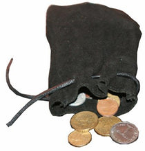Load image into Gallery viewer, Medieval/Larp/SCA/Pagan/Reenactment DRAWSTRING MONEY POUCH, Archery Coin Pouch