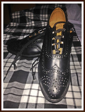 Load image into Gallery viewer, Ghillie Brogues Scottish kilt shoes Real Leather Ghillie Brogue Traditional