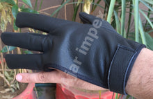 Load image into Gallery viewer, TRADITIONAL ARCHER GLOVE TOP QUALITY GLOVE 100% REAL LEATHER CHOCLATE