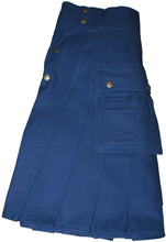 Load image into Gallery viewer, Men Scottish Fashionable Utility Kilt For Men's 100% Cotton Cargo Pockets Kilt