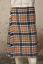 Load image into Gallery viewer, Men's 8 Yard Scottish Tartan Highland Wedding Kilt Camel Thompson