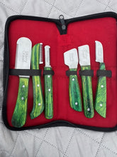Load image into Gallery viewer, 6 Pieces Pet Grooming Stripping Knives Grooming Comb Knife Dog & Cat Horse