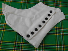 Load image into Gallery viewer, Kilt Spats Highland Pipers Drummer Scottish Band Spat 8 Buttons Pipe Band Spats