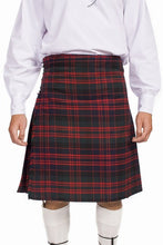 Load image into Gallery viewer, Men's 8 Yard Scottish Tartan Highland Wedding Kilt MacDonald's