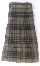 Load image into Gallery viewer, Men's 8 Yard Scottish Tartan Highland Wedding Kilt Hamilton Grey Grey Wash
