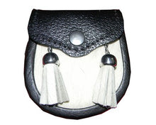 Load image into Gallery viewer, Scottish Kilt Leather Sporran Multi Design with Free Leather Belt Chain