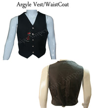 Load image into Gallery viewer, ARGYLE WAIST COAT -VEST/ SCOTTISH KILT VEST Charlie Waist coat Vest