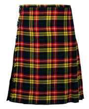 Load image into Gallery viewer, Men's 8 Yard Scottish Tartan Highland Wedding Kilt Buchnan